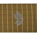 Raymond 100% Egyptian Giza Cotton (Premium Cotton) Brown (Ocher) Checkered Pattern Unstitched Shirt Fabric of 1.60 meters / VV2387B