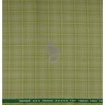 RAYMOND SUPER 100's AUSTRALIAN MERINO WOOL FINE FABRIC PEAR (GREEN) COLOUR CHECKERED PATTERN UNSTITCHED SUIT FABRIC OF 3.5 MTS/ VV2821