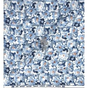 J.Hampstead 100% Pure Giza Cotton Printed pattern Multi colour Unstitched Shirt Fabric of 1.6 meters / VV2392L