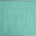 Weaves Empire 100% Linen Cotton with BATISTE Weaving Green Colour Plain Unstitched Shirt Fabric - 1.6 mts / VV1002