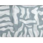 J.Hampstead Viscose Blended Crushable Grey Colour Printed Unstitched Shirt Fabric - 1.60 Meters / VV1108