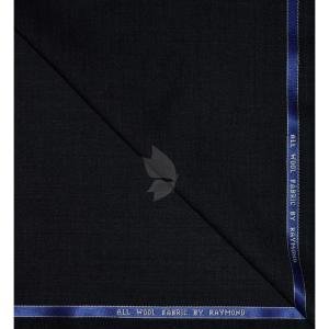 Raymond 100% Pure Wool (All Wool) Plain Dark Grey Color Unstitched Trouser Fabric - 1.25 Mts / VV2097
