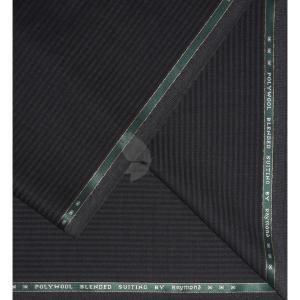 Raymond 45% Merino Wool Grey colour with Striped design Unstitched Suit Fabric - 3.5 meters / VV2160