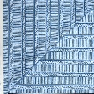 Siyaram's Festive Ceremony Collection Vertical Striped Pattern with "HEMP" blended Blue (Azure) colour Unstitched Shirt Fabric - 1.6 Mts / VV2252