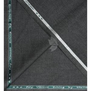 Raymond 35% Viscose blended Grey colour Solid Pattern Unstitched Suit Fabric of 3.25 Mts / VV2335