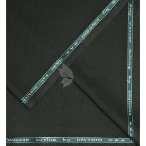 Raymond 35% Viscose blended Green colour Solid Pattern Unstitched Suit Fabric of 3.5 Mts / VV2342