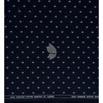 Raymond 100% Egyptian Giza Cotton (Premium Cotton) Dark Blue Printed Pattern Unstitched Shirt Fabric of 1.60 meters / VV2388H