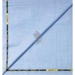 J.Hampstead Moretti Premium Egyptian Collection with 100% Giza Cotton Blue colour Self Design Pattern Unstitched Shirt Fabric of 1.6 mts / VV2390T