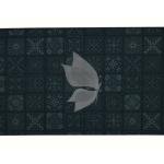 J.Hampstead 100% Pure Giza Cotton Printed pattern Green colour Unstitched Shirt Fabric of 1.6 meters / VV2392H