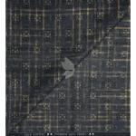 J.Hampstead 100% Pure Giza Cotton Printed pattern Brown colour Unstitched Shirt Fabric of 1.6 meters / VV2392Q