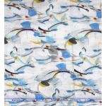 Siyaram's Royale Linen 100% Linen with 60 Lea count Digital Printed Multicolour Unstitched Shirt Fabric of 1.6 Meters / VV2508