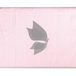 J.Hampstead Moretti Premium Egyptian Collection with 100% Giza Cotton Pink (Misty Rose) Colour Checkered Pattern Unstitched Shirt Fabric of 1.6 mts / VV2530
