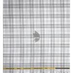 J.Hampstead Moretti Premium Collection with 100% Giza Cotton Grey (Tan) colour Checkered Pattern Unstitched Shirt Fabric of 1.6 mts - Made In Italy / VV2540