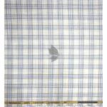 J.Hampstead Moretti Premium Collection with 100% Giza Cotton Multicolour Checkered Pattern Unstitched Shirt Fabric of 1.6 mts - Made In Italy / VV2541