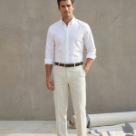 Raymond collection Viscose blended fabric with Soft & Pliable fabric Light Green (Pear) colour Solid pattern unstitched trouser fabric of 1.25 Mts / VV2725