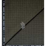 Raymond "Stretch Pro" collection for comfort wear Grey (Bronze) colour Checkered pattern, Viscose blended trouser fabric of 1.3 Mts / VV2729