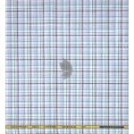 J.Hampstead Moretti Premium Egyptian Collection with 100% Giza Cotton Light Blue (Mauve) Checkered Pattern Unstitched Shirt Fabric of 1.6 mts - Made In Italy / VV2768