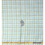 J.Hampstead Moretti Premium Egyptian Collection with 100% Giza Cotton Green Checkered Pattern Unstitched Shirt Fabric of 1.6 mts - Made In Italy / VV2770