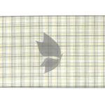 J.Hampstead Moretti Premium Egyptian Collection with 100% Giza Cotton Cream (White) Checkered Pattern Unstitched Shirt Fabric of 1.6 mts - Made In Italy / VV2772