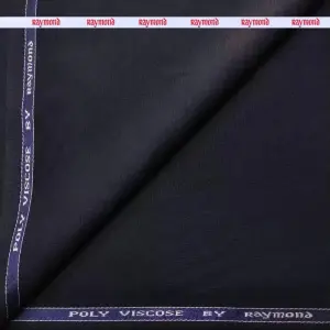 Raymond PolyViscose Navy Blue Colour Unstitched Suit Fabric - 3.50 metres - 4321 / VV4907