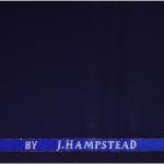 J.HAMPSTEAD SUPER WOOL 90'S BLUE COLOUR PLAIN UNSTITCHED TROUSER FABRIC -1.30 METRES / VV5205