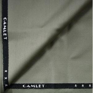 J.Hampstead Dull Grey Plain Terron Rayon Unstitched Trouser Fabric - 1.25 Metres / VV6040