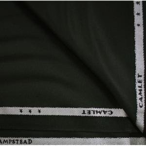 J.Hampstead Green Plain Terron Rayon Unstitched Trouser Fabric - 1.25 Metres / VV6051