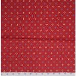 J.hampstead 100% Cotton Red Printed Self Checkered Design Unstitched Shirt Fabric - 1.6 Metres / VV6336