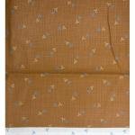 J.HAMPSTEAD " 100% PREMIUM COTTON " SEPIA PRINTED SELF CHECKERED DESIGN UNSTITCHED SHIRT FABRIC - 1.6 METRES / VV6346