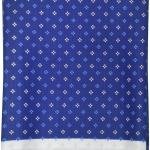 J.HAMPSTEAD " 100% PREMIUM COTTON " ROYAL BLUE PRINTED SELF CHECKERED DESIGN UNSTITCHED SHIRT FABRIC - 1.6 METRES / VV6351