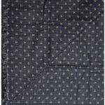 J.HAMPSTEAD " 100% PREMIUM COTTON " GREY PRINTED COUDROY DESIGN UNSTITCHED SHIRT FABRIC - 1.6 METRES / VV6354