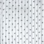 J.HAMPSTEAD " 100% PREMIUM COTTON " WHITE PRINTED STRIPED DESIGN UNSTITCHED SHIRT FABRIC - 1.6 METRES / VV6361