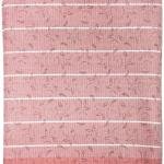 J.HAMPSTEAD " 100% PREMIUM COTTON " PEACH PRINTED STRIPED DESIGN UNSTITCHED SHIRT FABRIC - 1.6 METRES - VV6367
