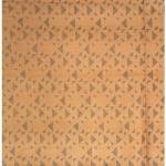 J.HAMPSTEAD " 100% PREMIUM COTTON " SANDAL COLOUR PRINTED UNSTITCHED SHIRT FABRIC - 1.6 METRES / VV6382