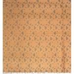 J.HAMPSTEAD " 100% PREMIUM COTTON " SANDAL COLOUR PRINTED UNSTITCHED SHIRT FABRIC - 1.6 METRES / VV6382