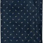 J.HAMPSTEAD " 100% GIZA COTTON " NAVY BLUE COLOURED PRINTED UNSTITCHED SHIRT FABRIC -1.6 METRES - VV6403