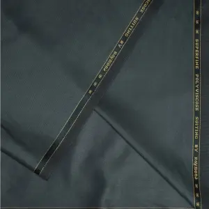 Raymond Poly Viscose Green Solid Suit Fabric-3.5mts / VV6788