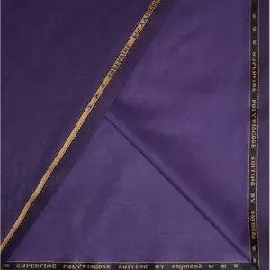 Raymond Poly Viscose Purple Solid Suit Fabric-3.0mts / VV6790