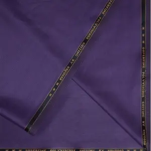 Raymond Poly Viscose Purple Solid Suit Fabric-3.5mts / VV6791