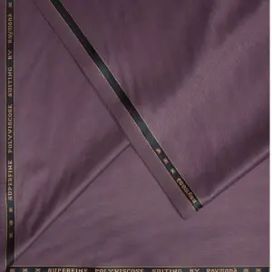 Raymond Peach poly Viscose Solid Suit Fabric-3.5 mts / VV6794