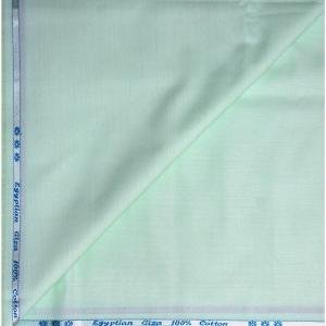 J HAMPSTEAD 100% EGYPTIAN GIZA COTTON GREEN PLAIN UNSTITCHED SHIRT FABRIC - 1.60 MTS - J324 / VV6954