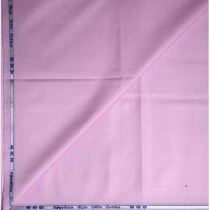 J HAMPSTEAD 100% EGYPTIAN GIZA COTTON PINK SOLID UNSTITCHED SHIRT FABRIC - 1.60 MTS - J324 / VV6960