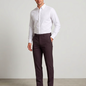 J.Hampstead Terron Rayon Self Design Grey Trouser Fabric of 1.25 Mts / VV8177