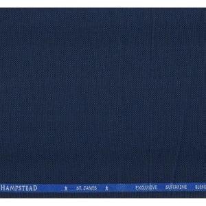 J.hampstead Terron Rayon Solid Blue Unstitched Trouser Fabric -1.25 metres - VV8223